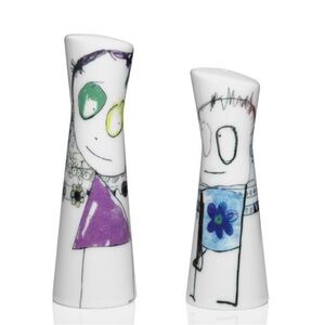 Poul Pava “Be Friends” Salt or Pepper Shaker for Aida – 11‎ cm NIB